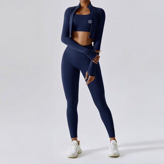 Zen 3 Piece Navy Fit